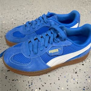 Puma Royal Blue and White Sneakers